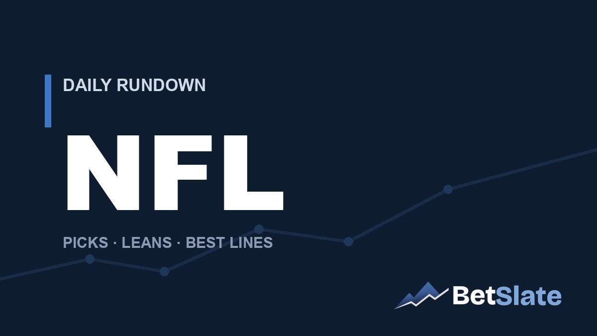 BetSlate NFL daily rundown